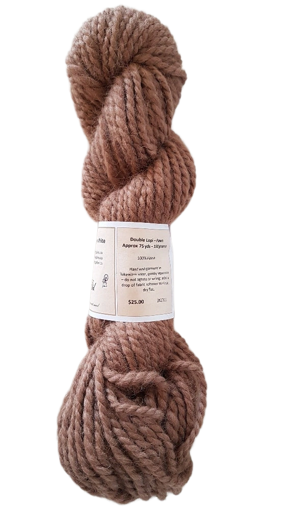 Cozy Beige Alpaca: Luxurious Double Lopi, a Warm Embrace, SKU 231