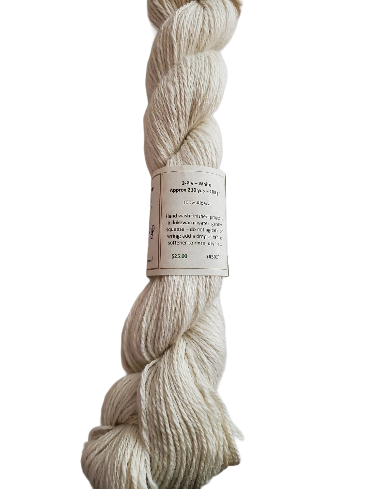 Luxurious 3-Ply Alpaca Yarn – Soft, Warm, & Perfect for Handcrafting Projects!