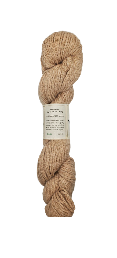 Luxurious Beige Alpaca Blend Yarn – Soft, Warm, & Naturally Beautiful (SKU 224)